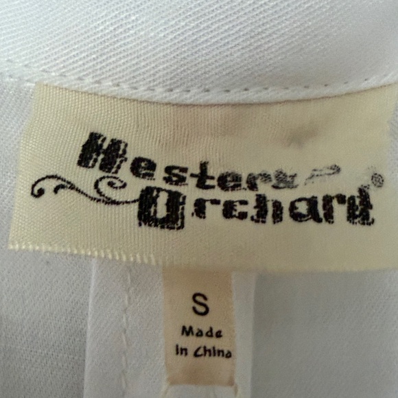 Women's White Oversized Button-Down Shirt - Picture 2 of 8